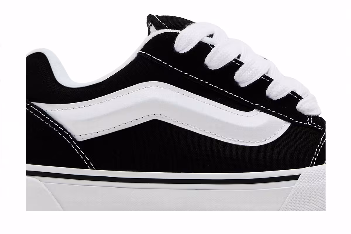 Vans Knu-Skool Kids Black True White, view 3