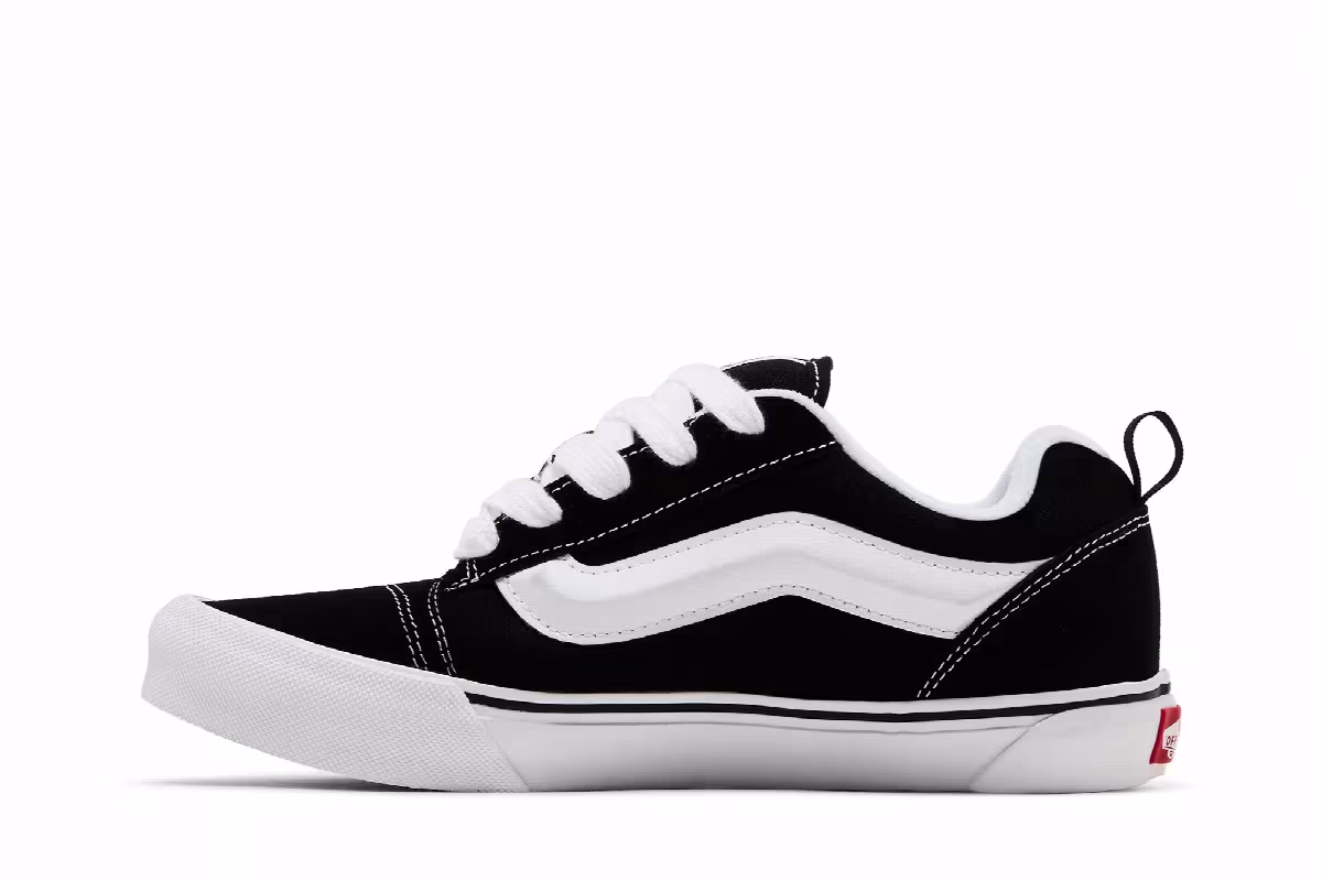 Vans Knu-Skool Kids Black True White, view 4