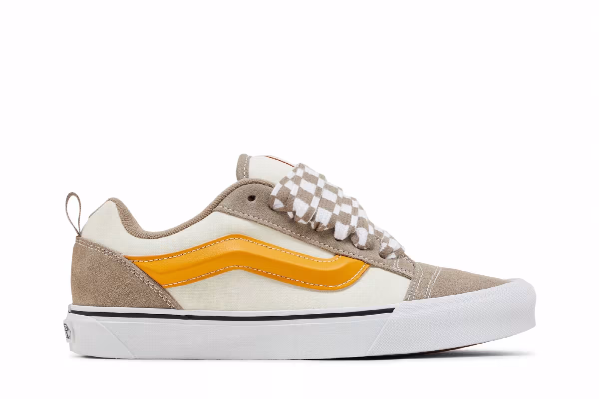 Vans Knu-Skool Mega Check - Grey Marshmallow, view 2