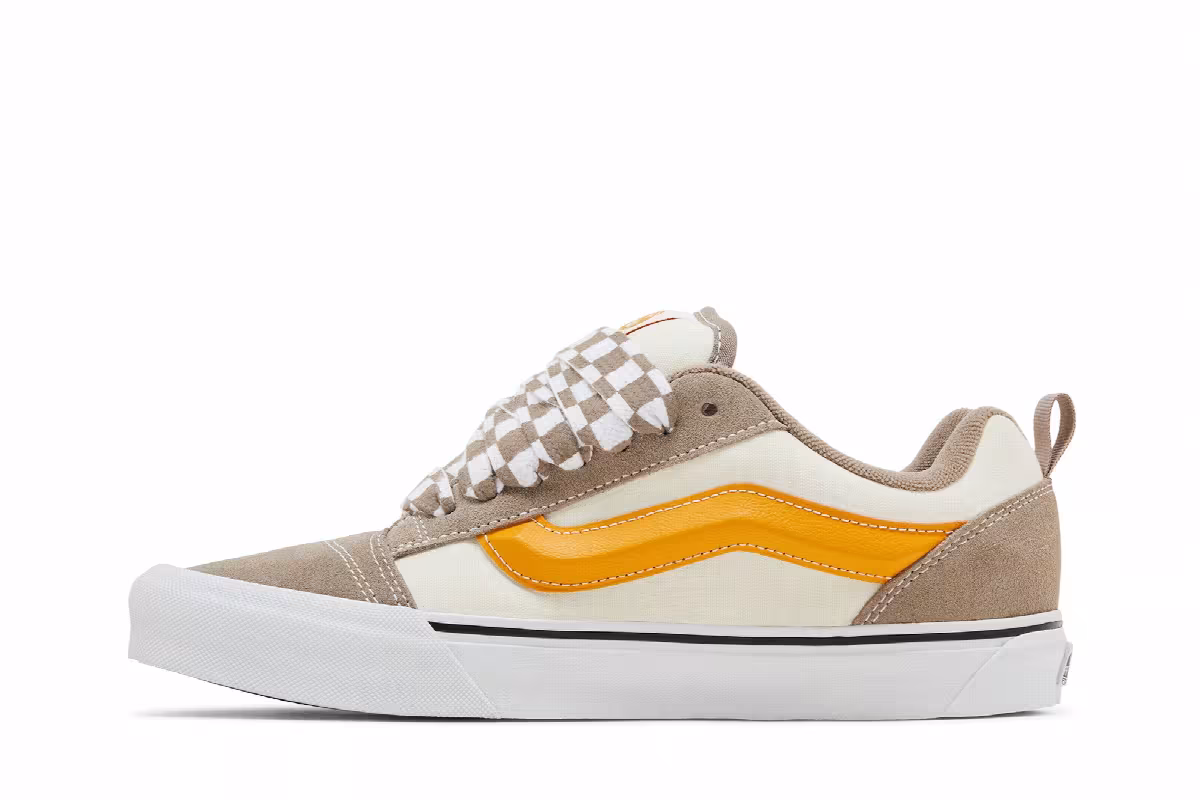 Vans Knu-Skool Mega Check - Grey Marshmallow, view 4