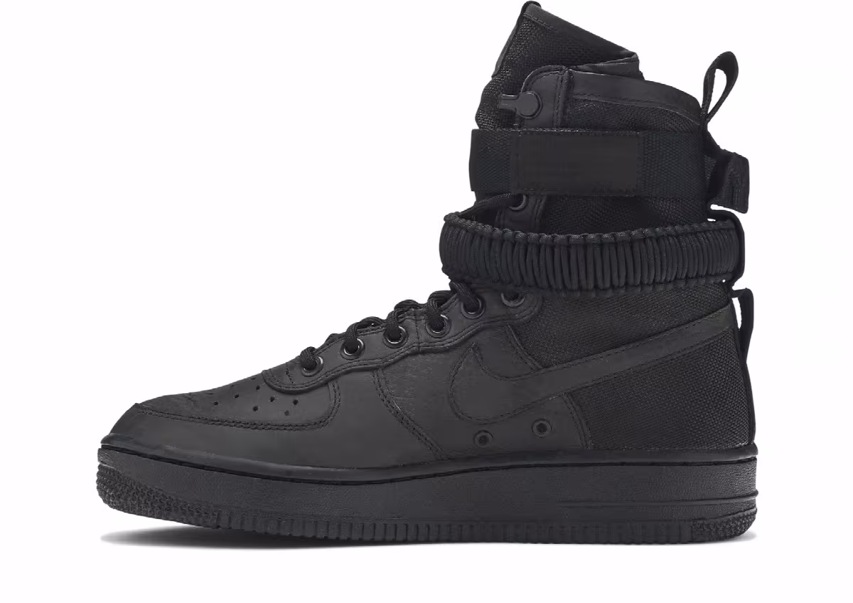 Nike Women's SF Air Force 1 High Triple Black, view 4