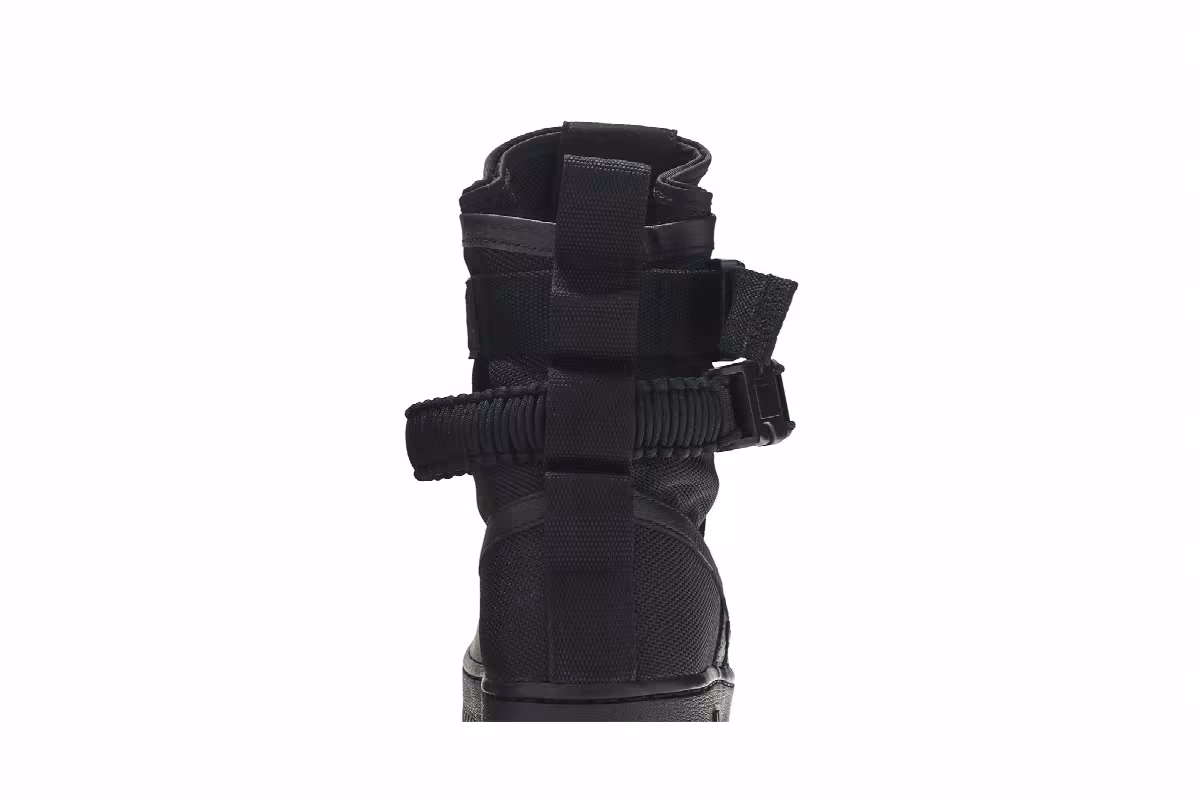 Nike Women's SF Air Force 1 High Triple Black, view 8