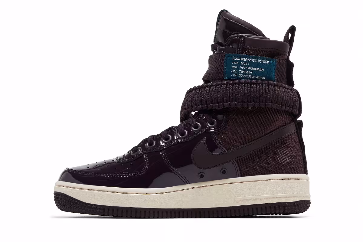 Ruby Rose x Nike Women's SF Air Force 1 Premium Port Wine, view 4