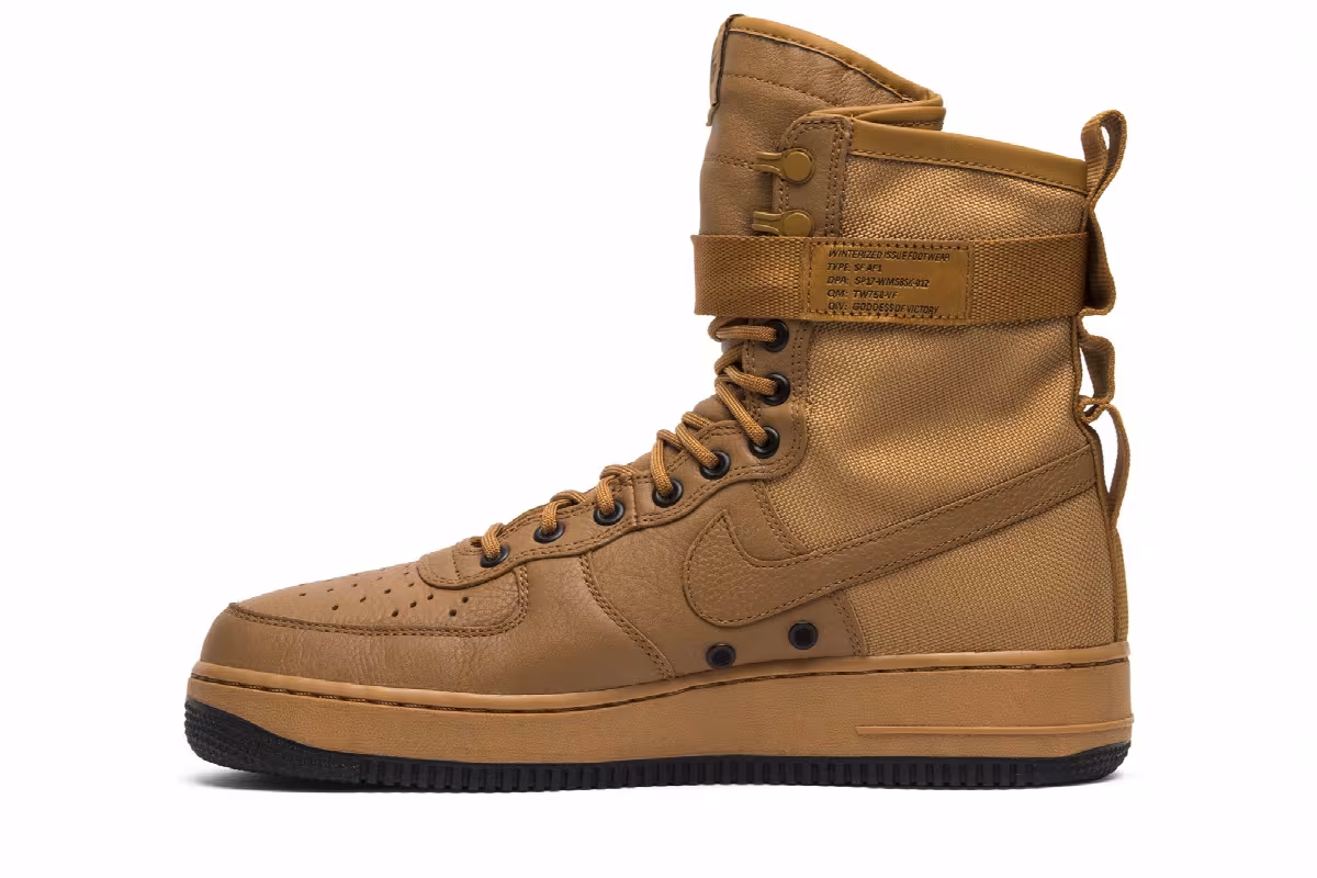 Nike Women's SF Air Force 1 High Desert Ochre, view 4