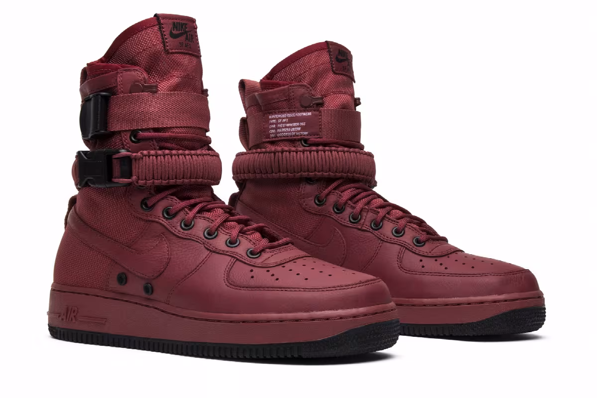 Nike Women's SF Air Force 1 High Cedar, view 9
