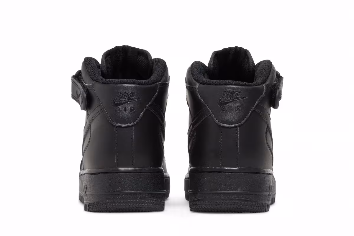Nike Air Force 1 Mid GS Black, view 7