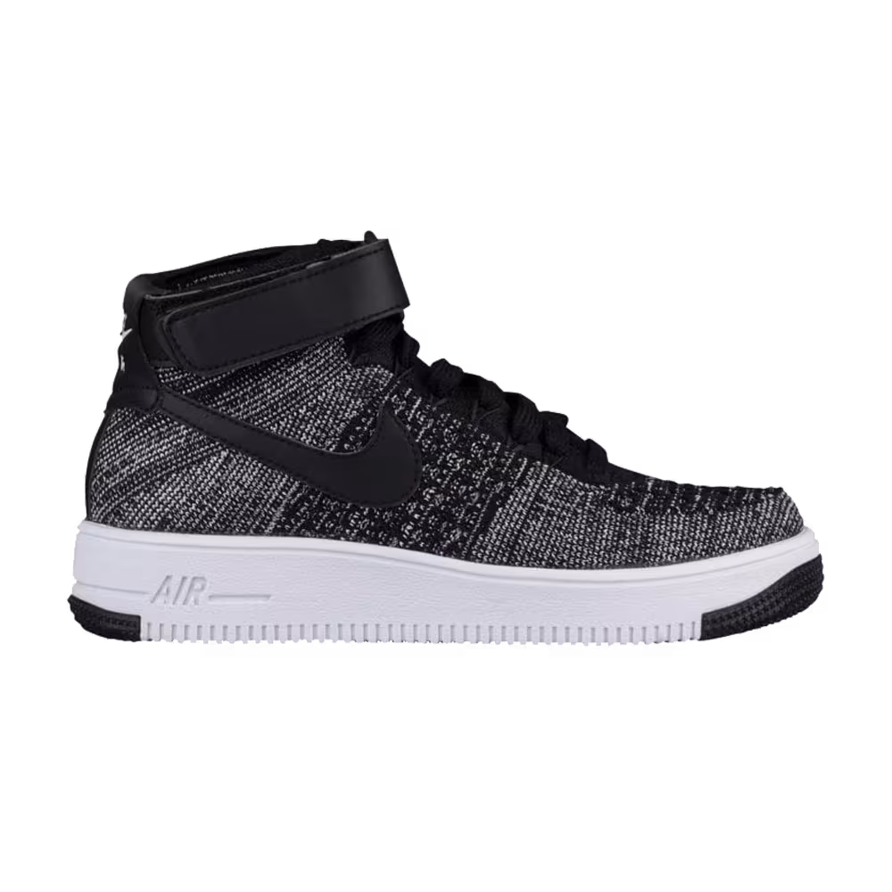 Nike Air Force 1 Ultra Flyknit Mid GS Black White
