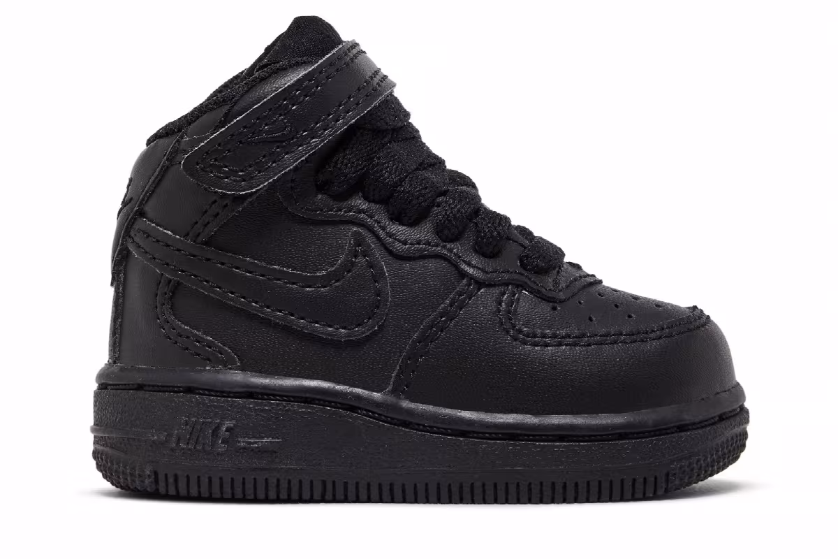 Nike Air Force 1 Mid TD Black, view 2