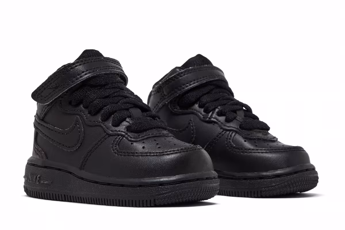 Nike Air Force 1 Mid TD Black, view 9