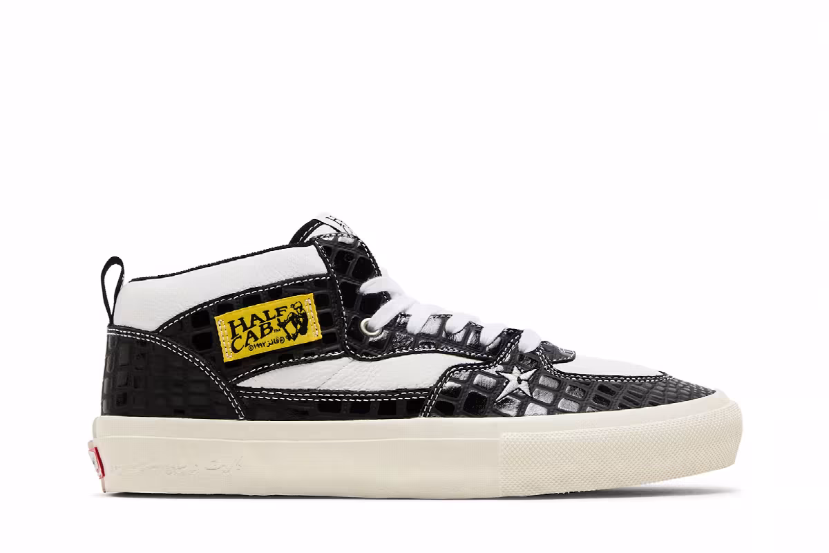 Carpet Company x Vans Skate Half Cab Black Dragon Leather, view 2