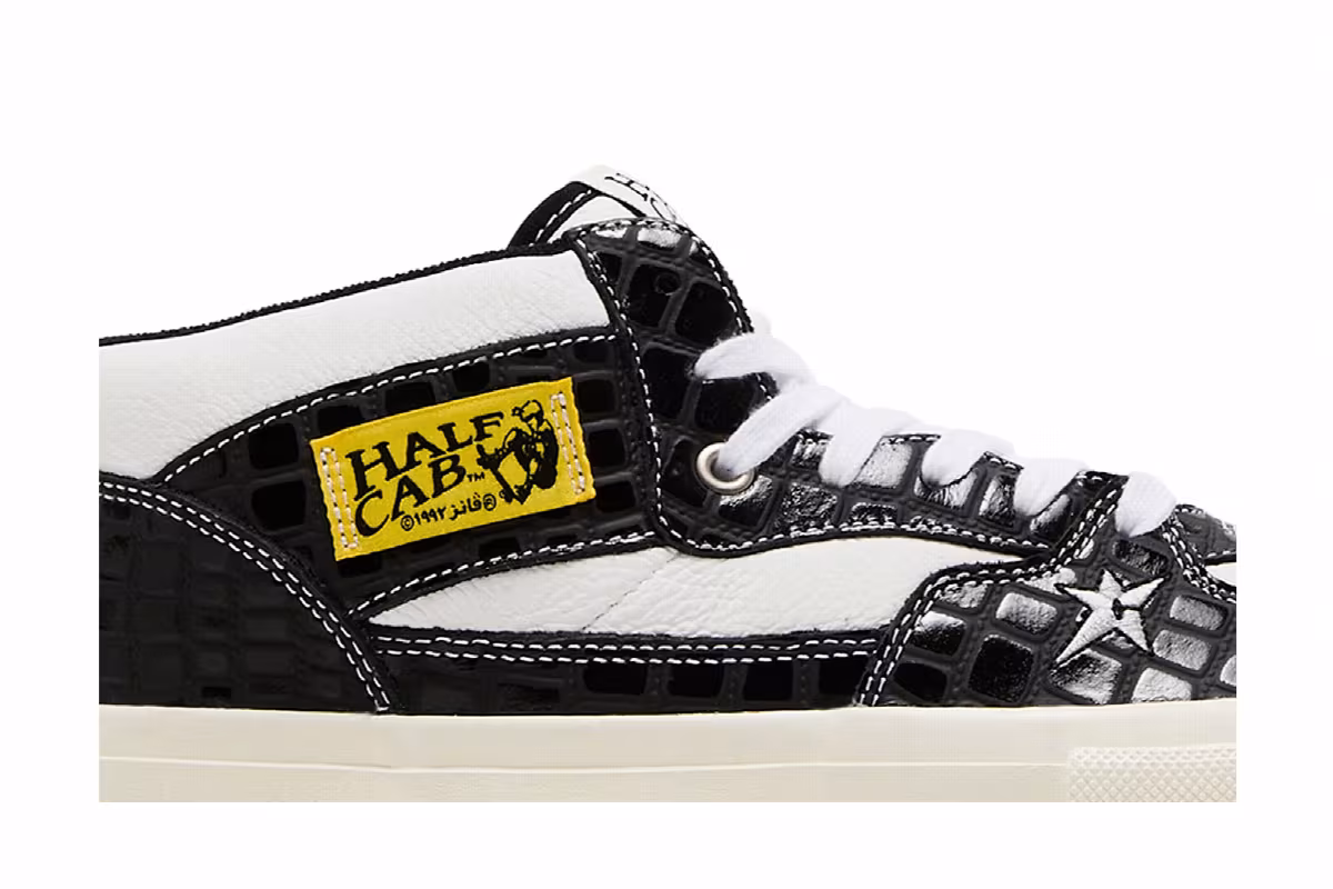 Carpet Company x Vans Skate Half Cab Black Dragon Leather, view 3