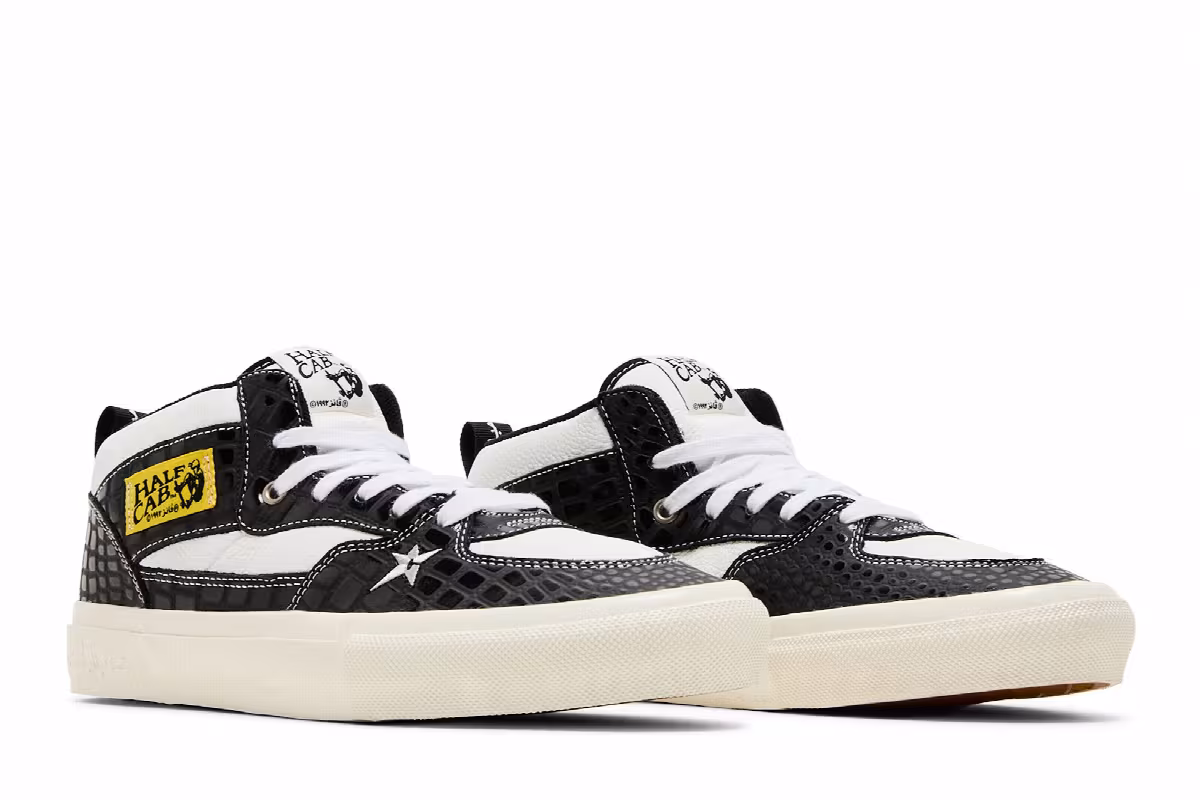 Carpet Company x Vans Skate Half Cab Black Dragon Leather, view 9