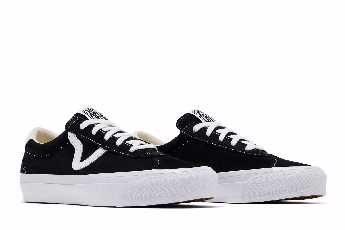 Vans Sport 73 LX Pig Suede - Black White, view 9
