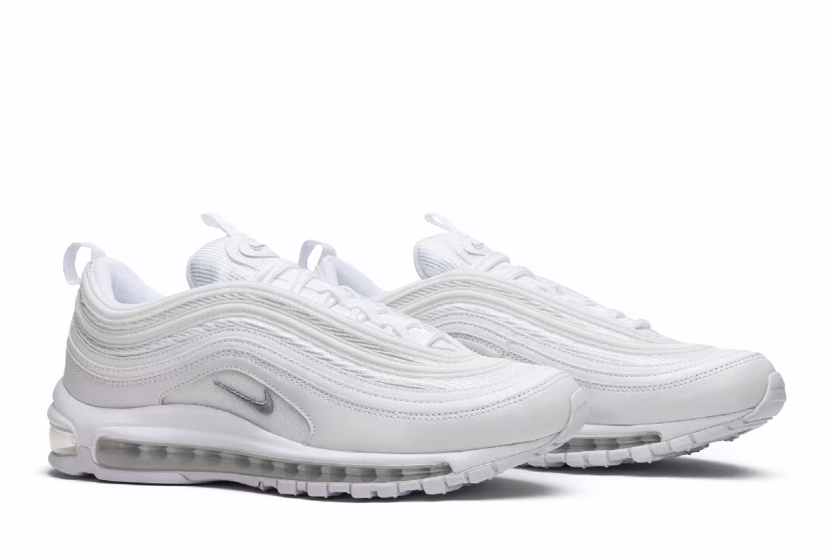 Nike Air Max 97 Triple White, view 9