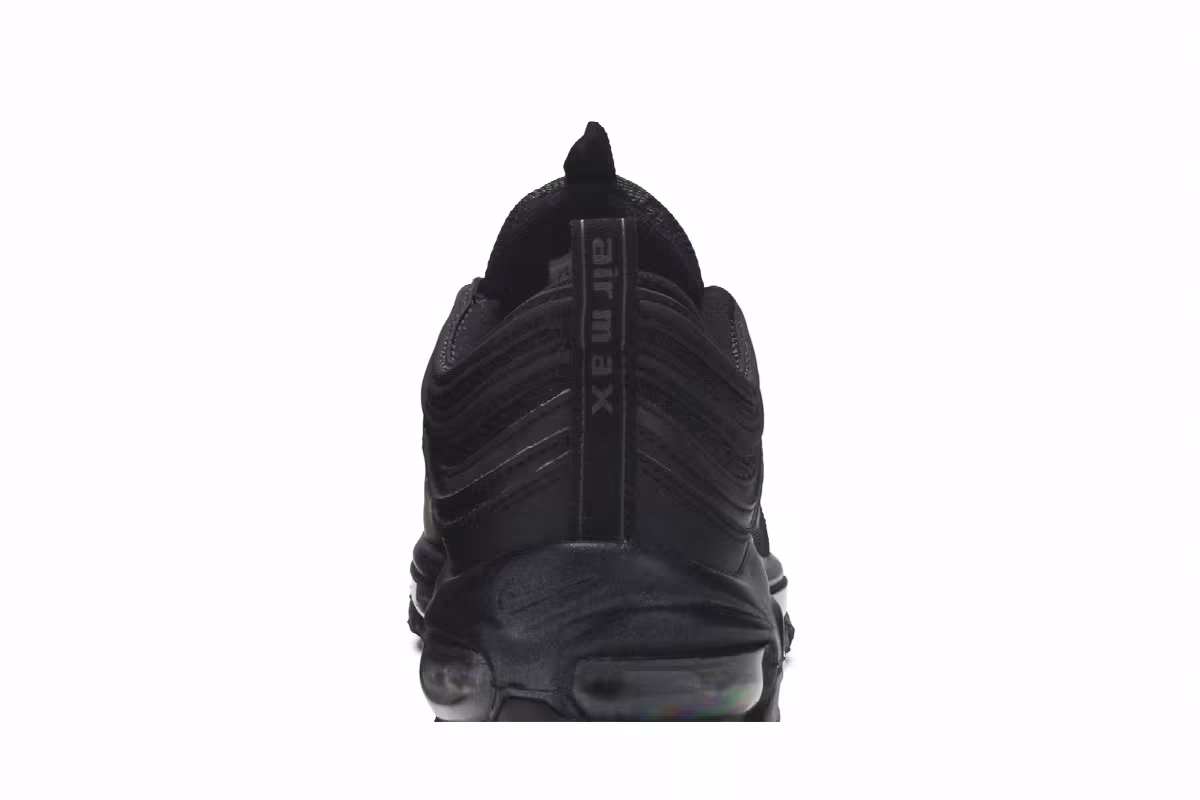 Nike Women's Air Max 97 Triple Black, view 8