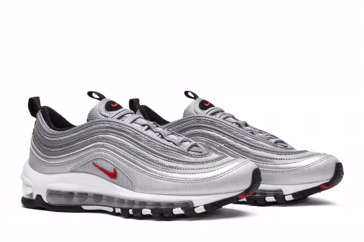 Nike Air Max 97 OG QS GS Silver Bullet, view 9