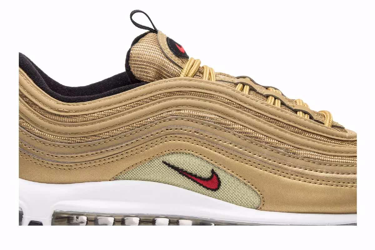 Nike Air Max 97 OG QS Metallic Gold, view 3
