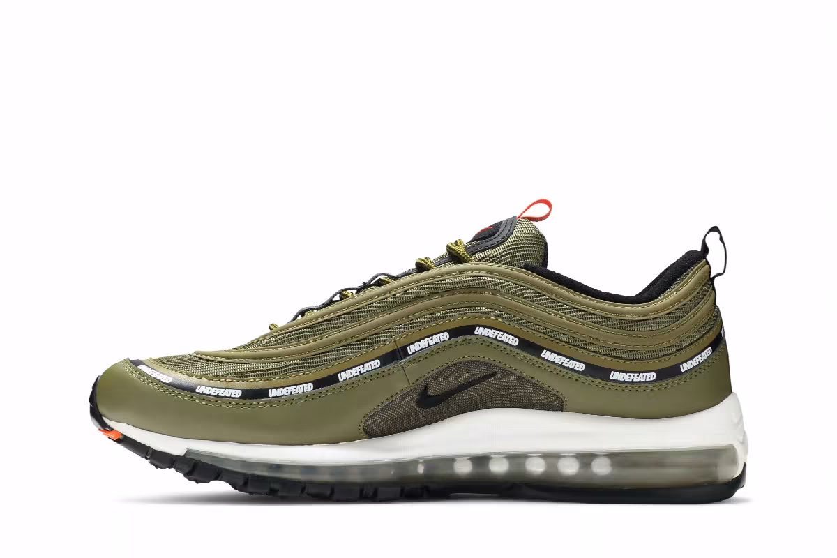 Undefeated x Nike Air Max 97 OG Olive, view 4