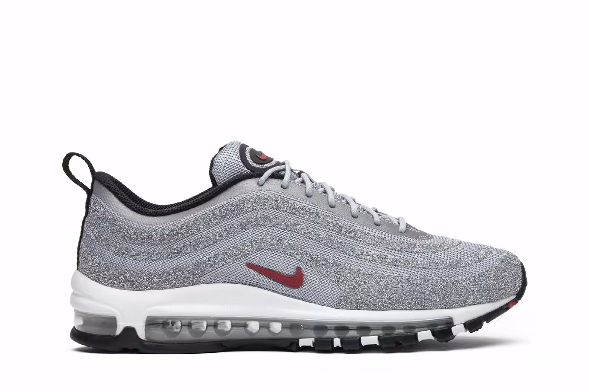 Swarovski x Nike Women's Air Max 97 LX Silver Bullet, view 2