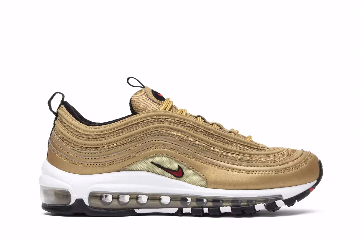 Nike Women's Air Max 97 OG QS Metallic Gold, view 2