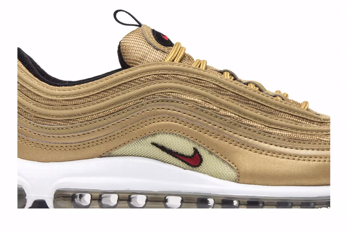 Nike Women's Air Max 97 OG QS Metallic Gold, view 3