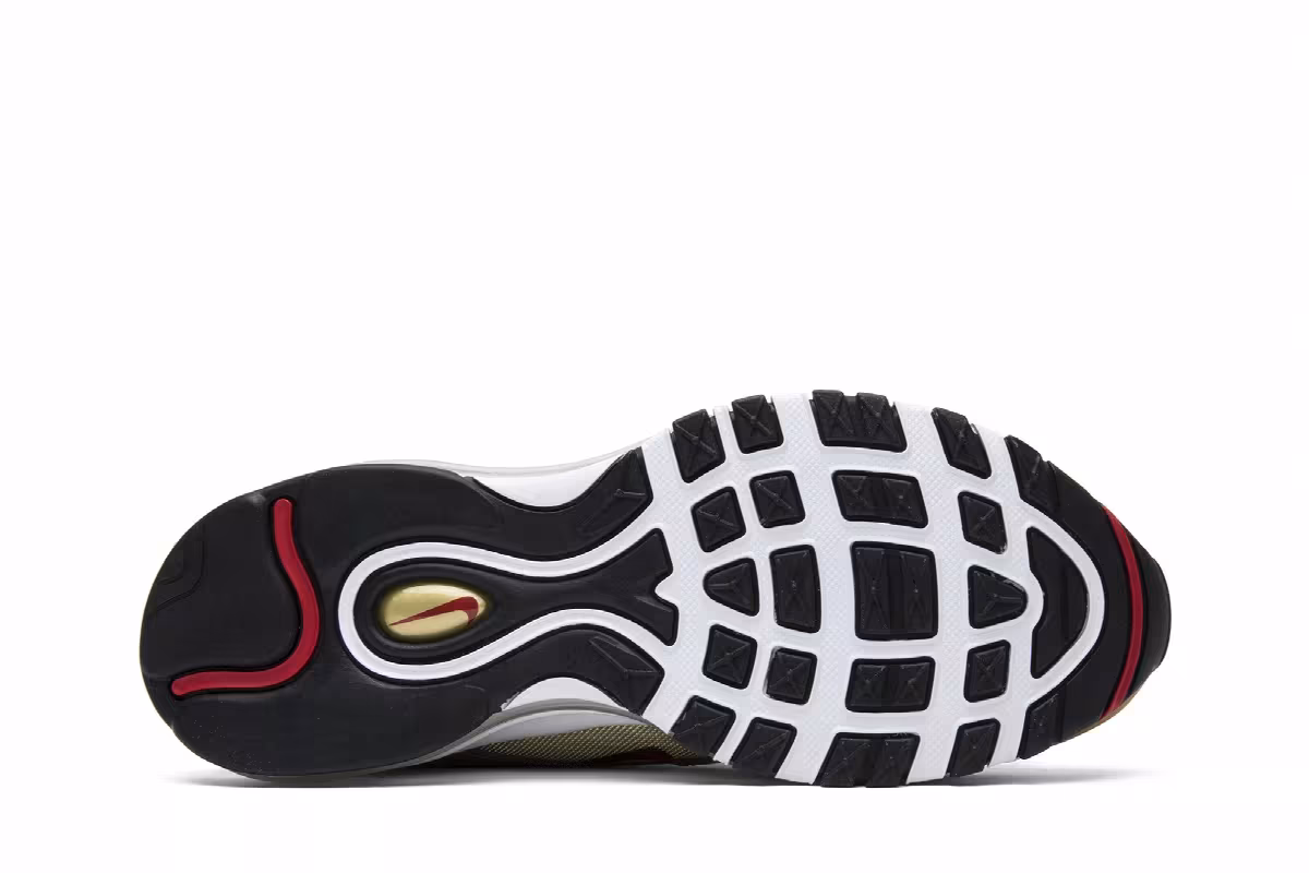 Nike Women's Air Max 97 OG QS Metallic Gold, view 5