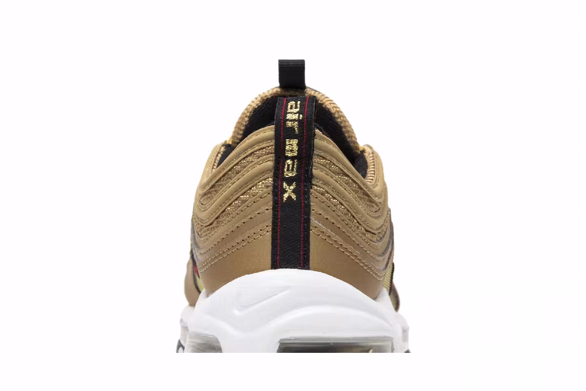 Nike Women's Air Max 97 OG QS Metallic Gold, view 8