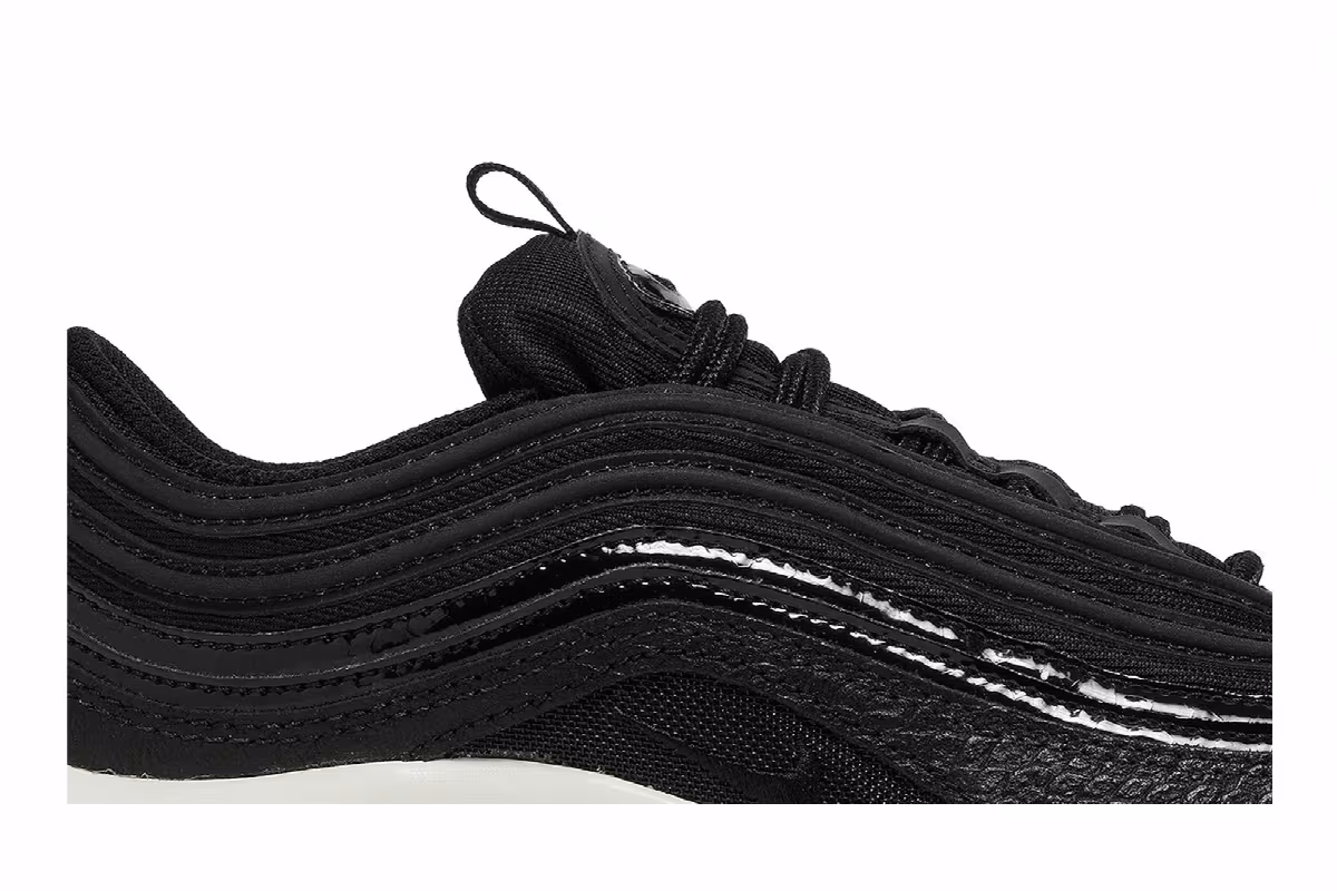 Nike Women's Air Max 97 Premium Black White, view 3