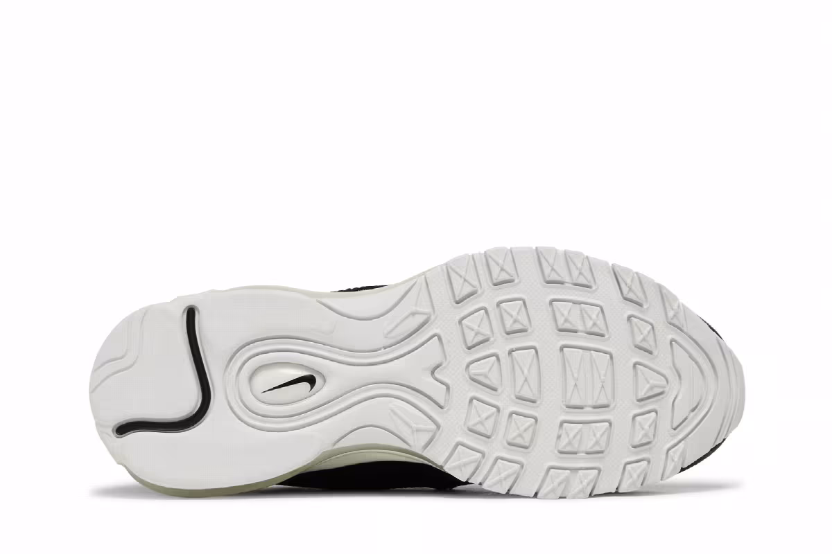 Nike Women's Air Max 97 Premium Black White, view 5