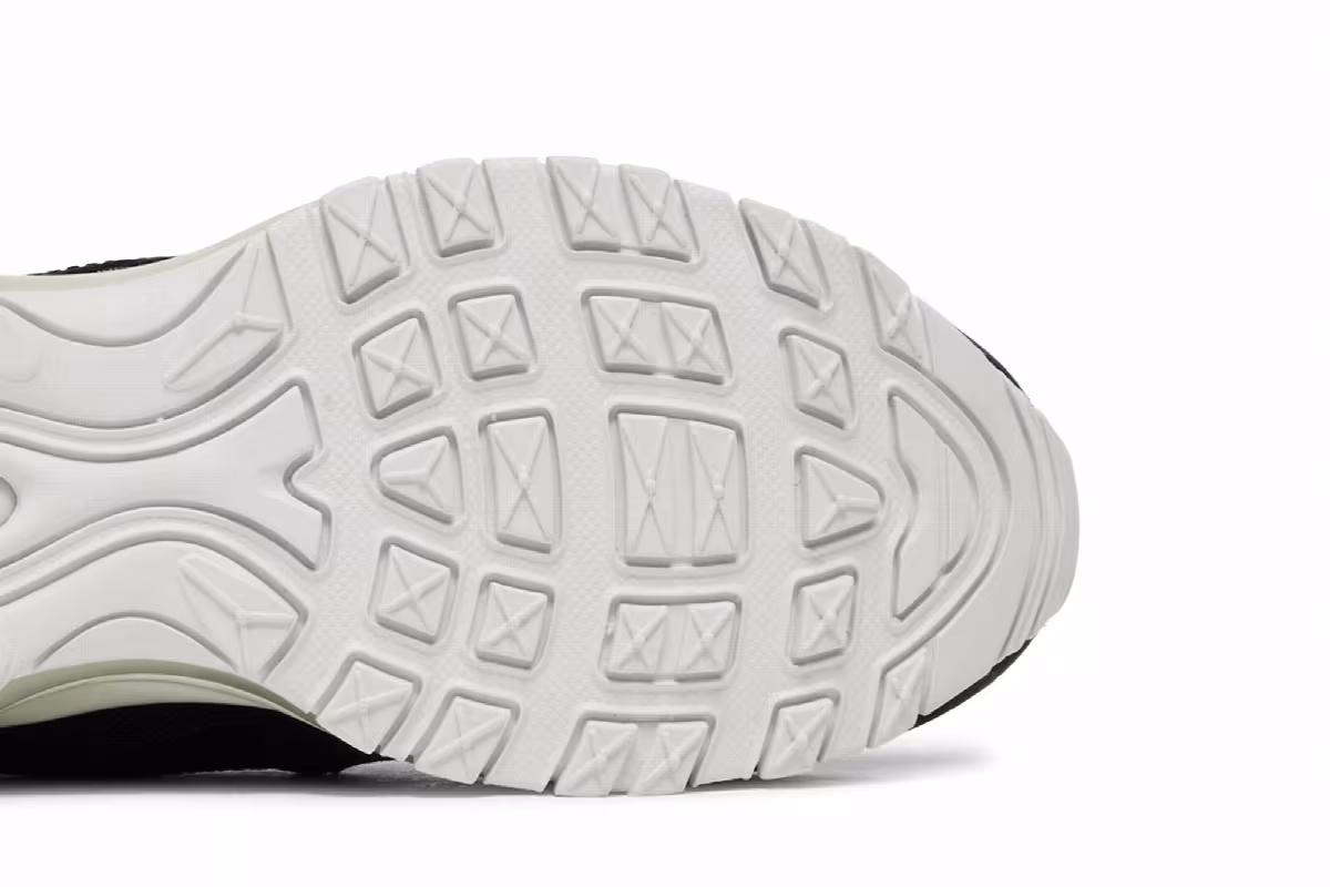 Nike Women's Air Max 97 Premium Black White, view 6
