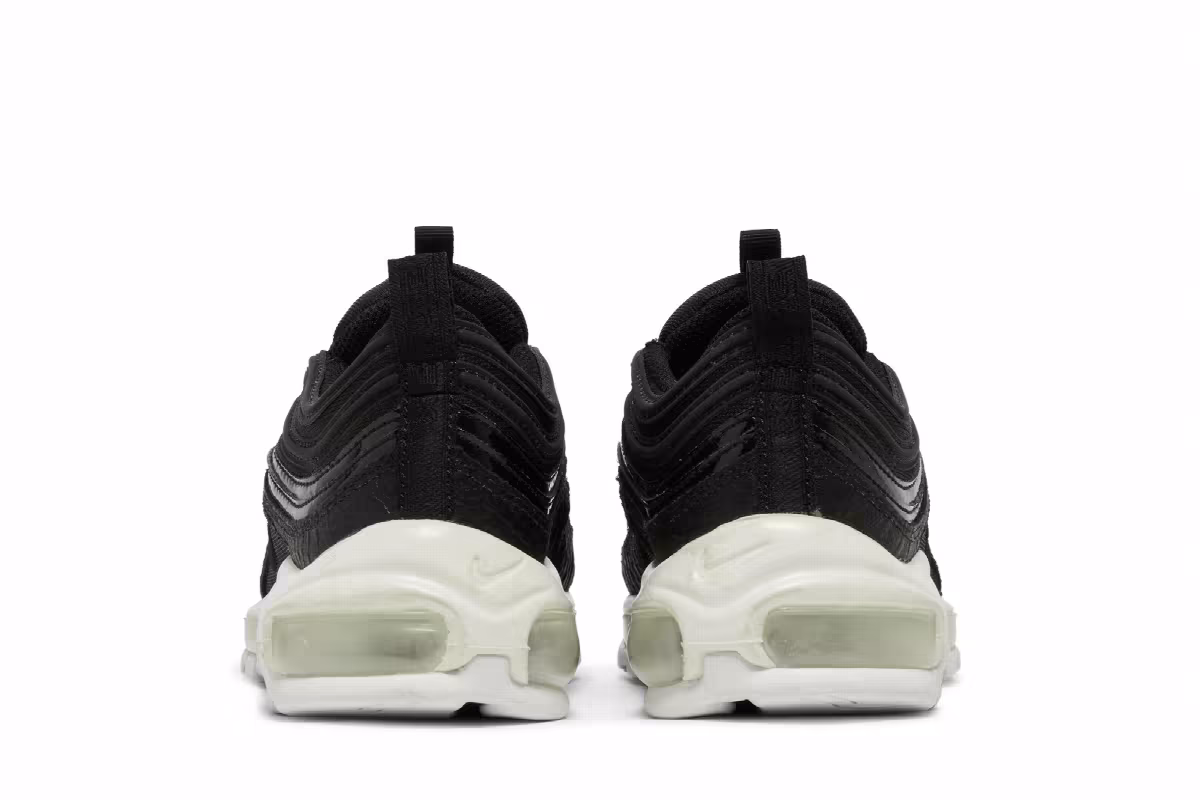 Nike Women's Air Max 97 Premium Black White, view 7