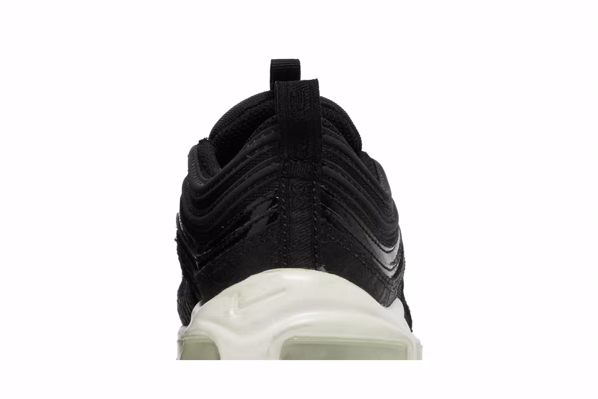 Nike Women's Air Max 97 Premium Black White, view 8