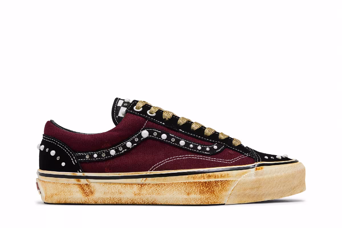 SATOSHI NAKAMOTO x Vans Old Skool Reissue 36 Pearlized Port Royale, view 2