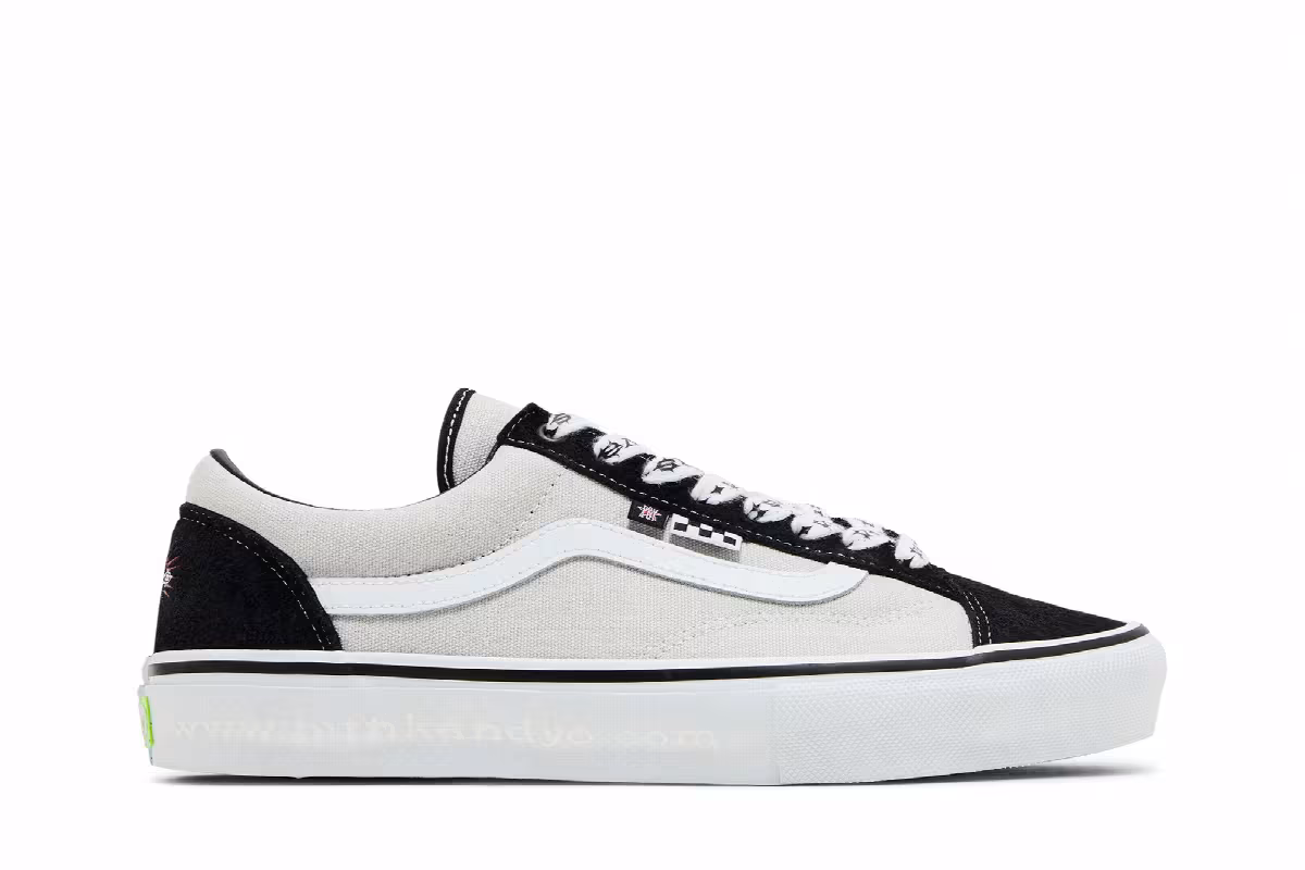 punkandyo x Vans Skate Style 36 Black Grey, view 2
