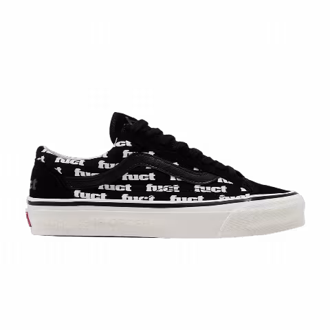 FUCT x Slam Jam x Vans Old Skool Reissue 36 LX 'Black Marshmallow'