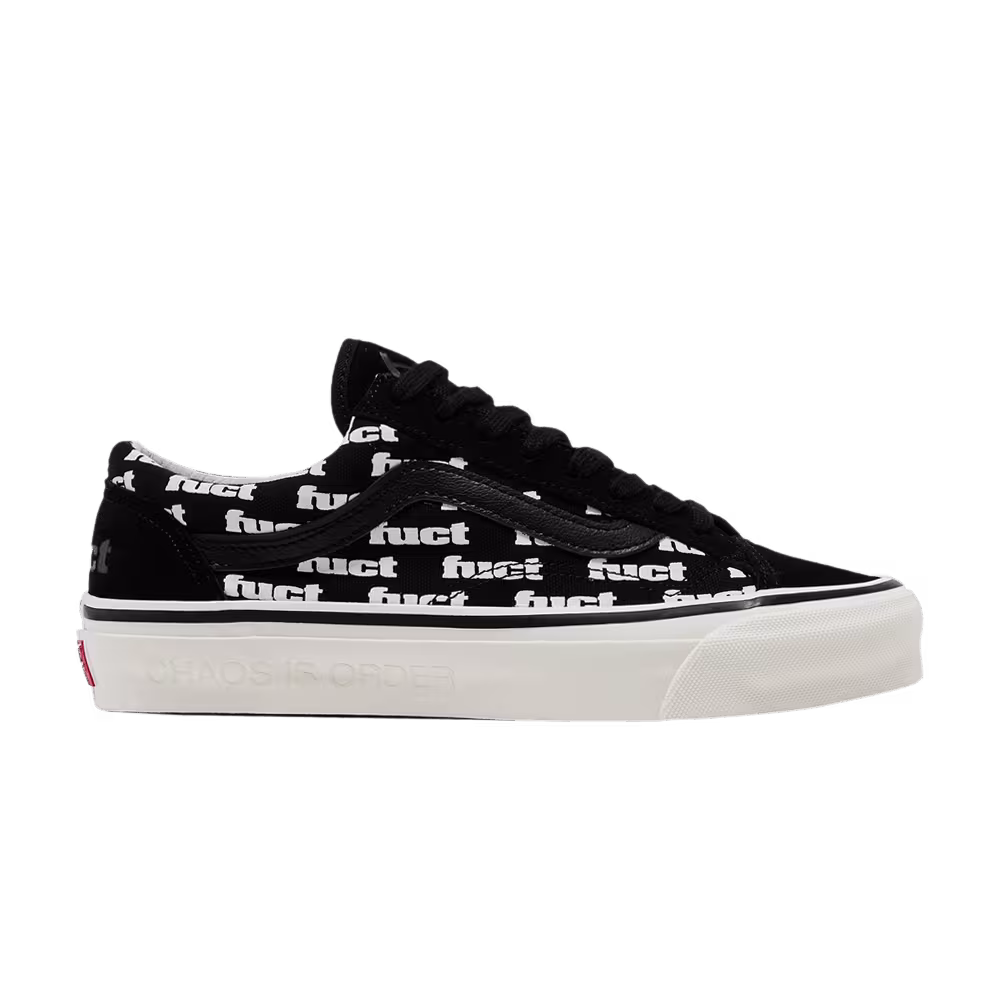 FUCT x Slam Jam x Vans Old Skool Reissue 36 LX Black Marshmallow