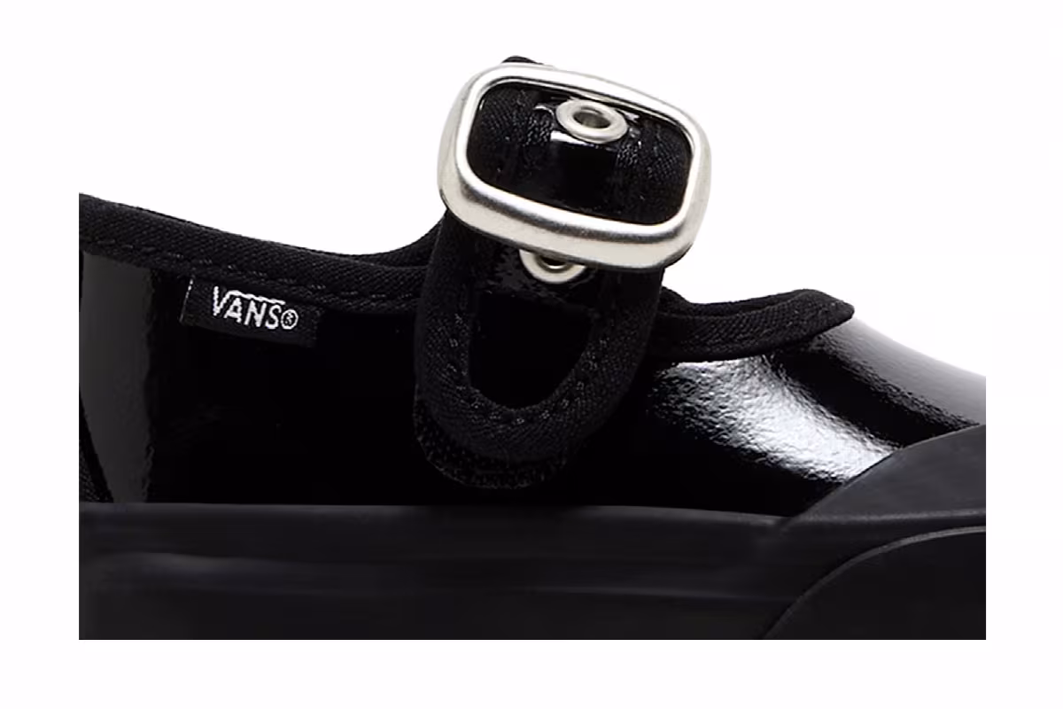 Vans Mary Jane Toddler Gothic Shine Black, view 3