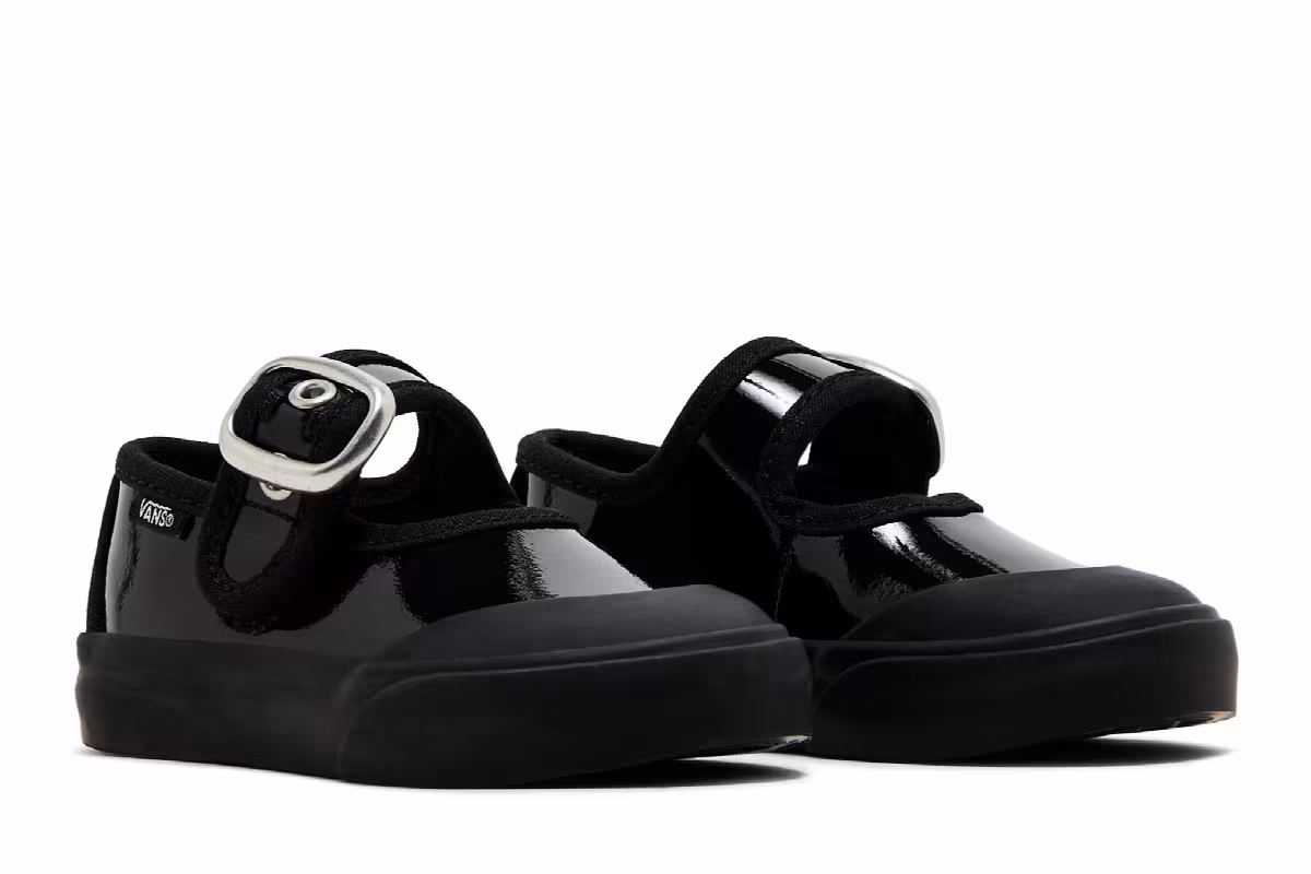 Vans Mary Jane Toddler Gothic Shine Black, view 9