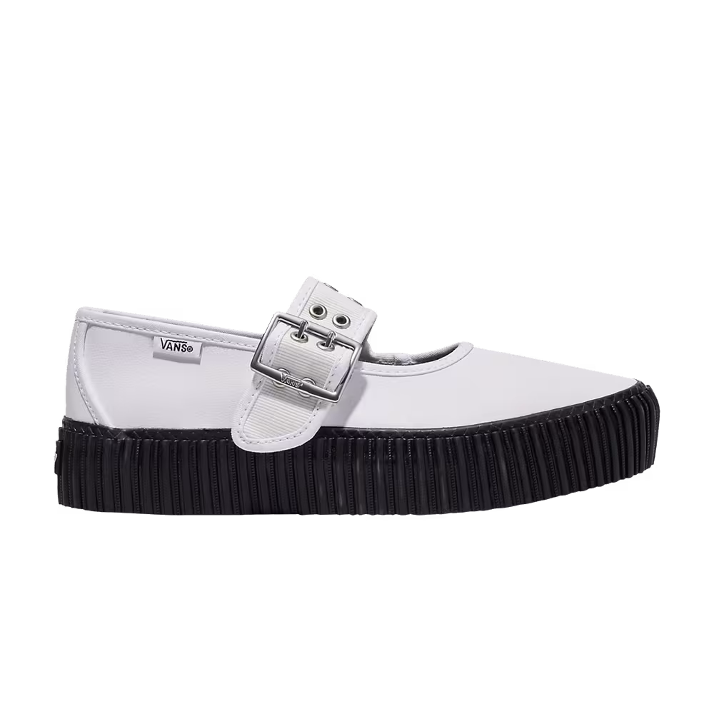 Vans Mary Jane Creeper Grunge Ballet - White Black
