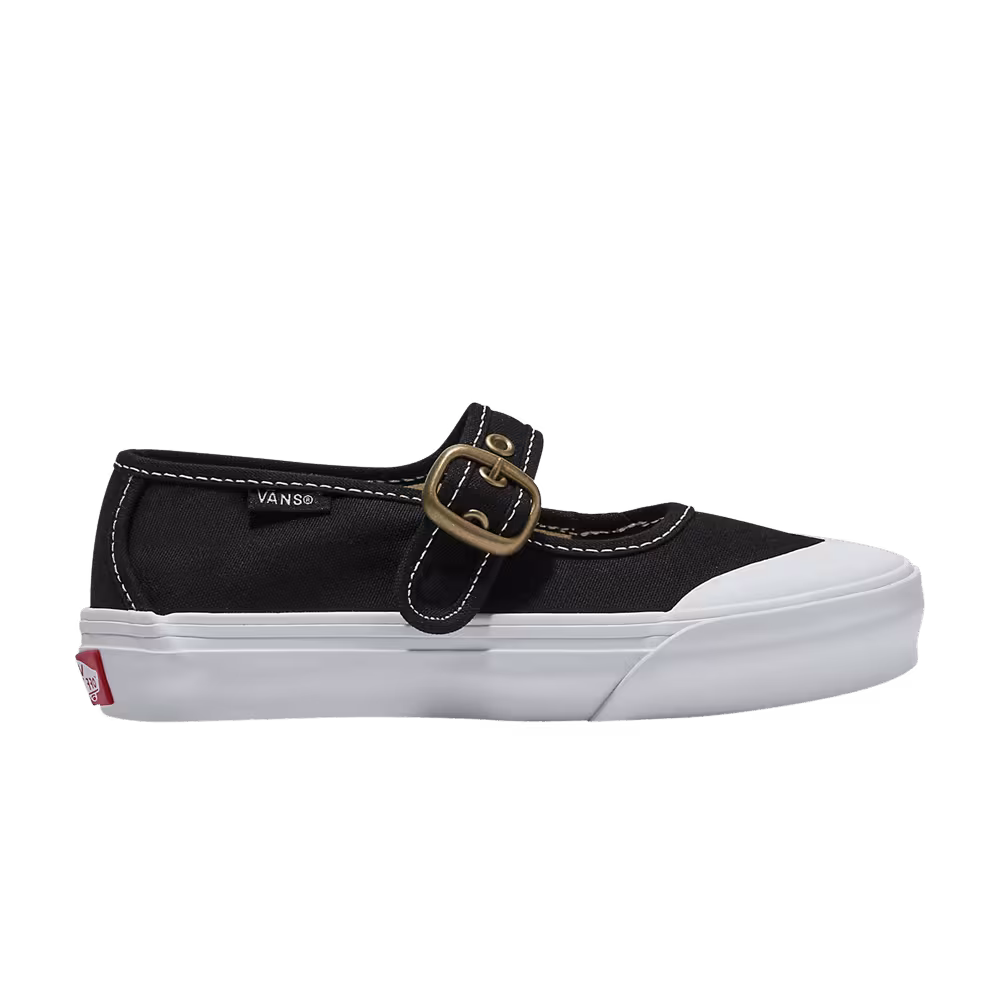 Vans Mary Jane Kids Black White