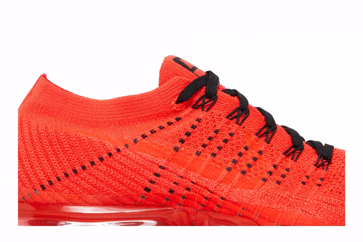 CLOT x Nike Air VaporMax Bright Crimson, view 3