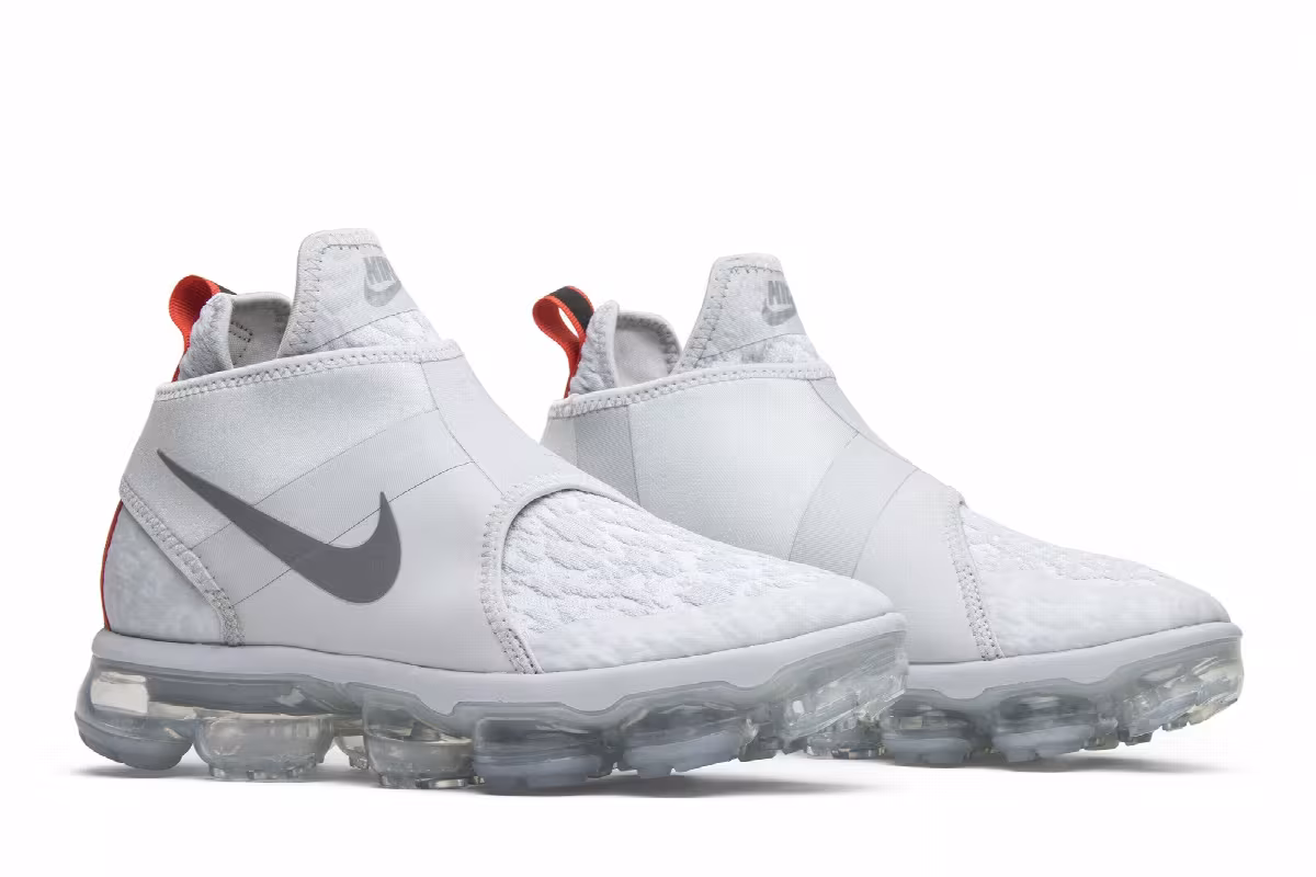 Nike Air VaporMax Chukka Slip Pure Platinum, view 9