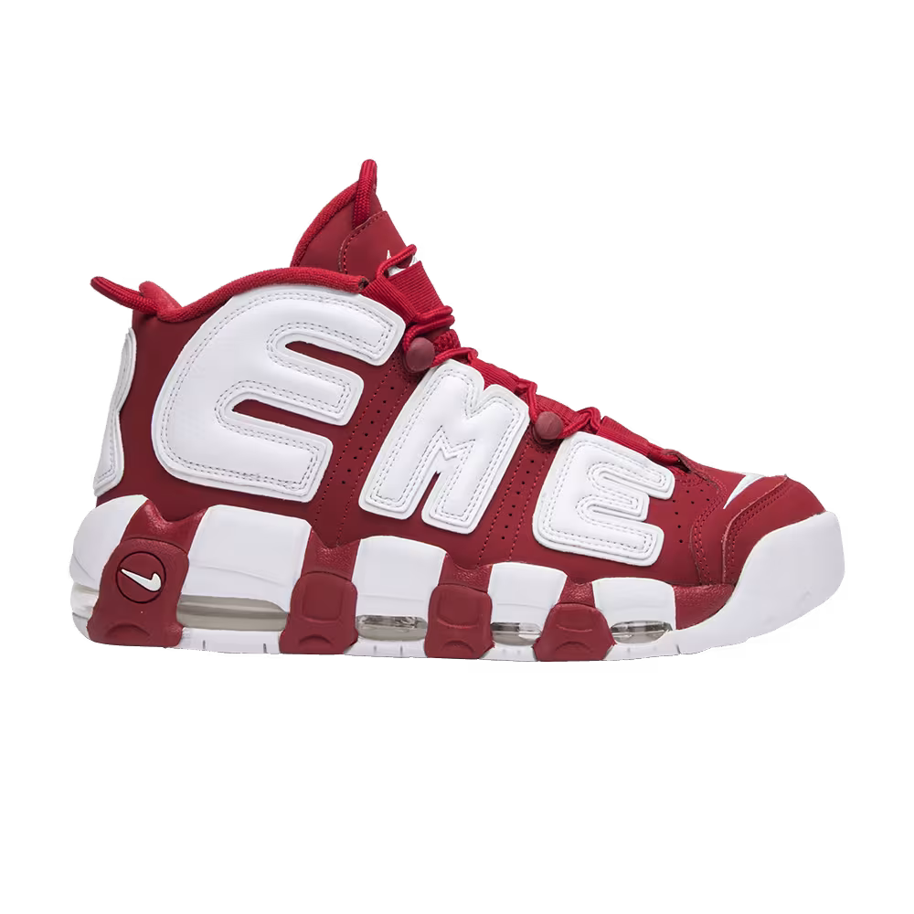 Supreme x Nike Air More Uptempo Red