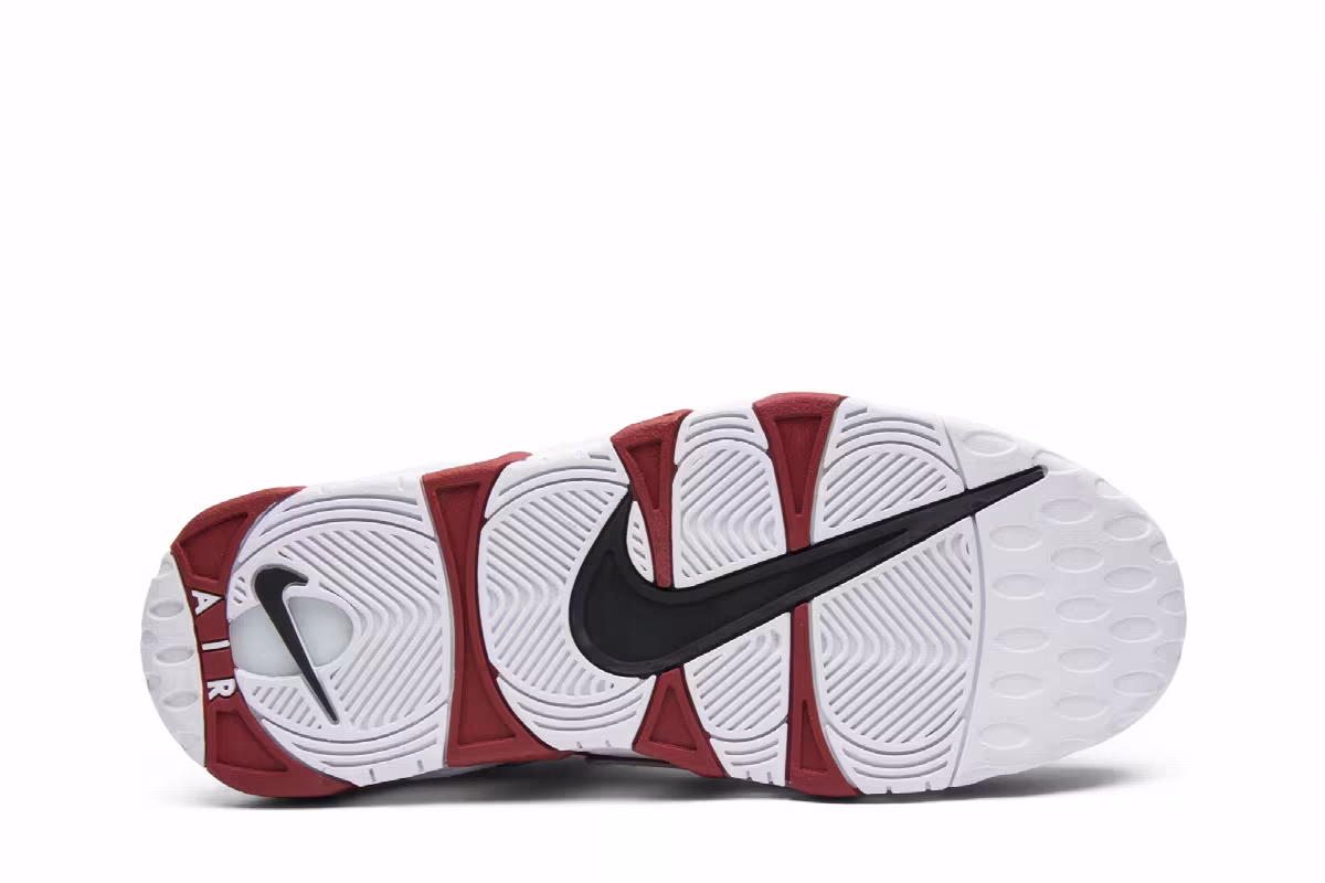 Supreme x Nike Air More Uptempo Red, view 5