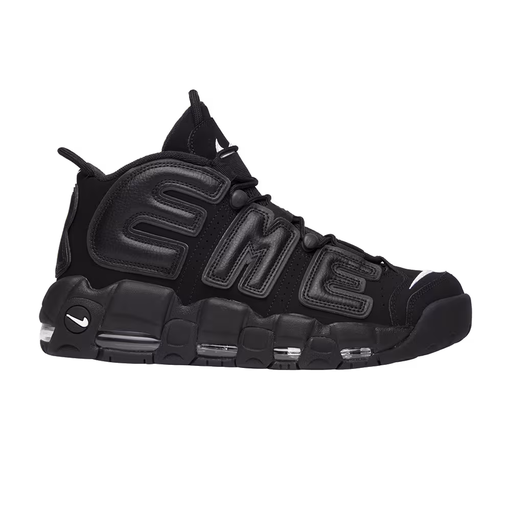Supreme x Nike Air More Uptempo Black