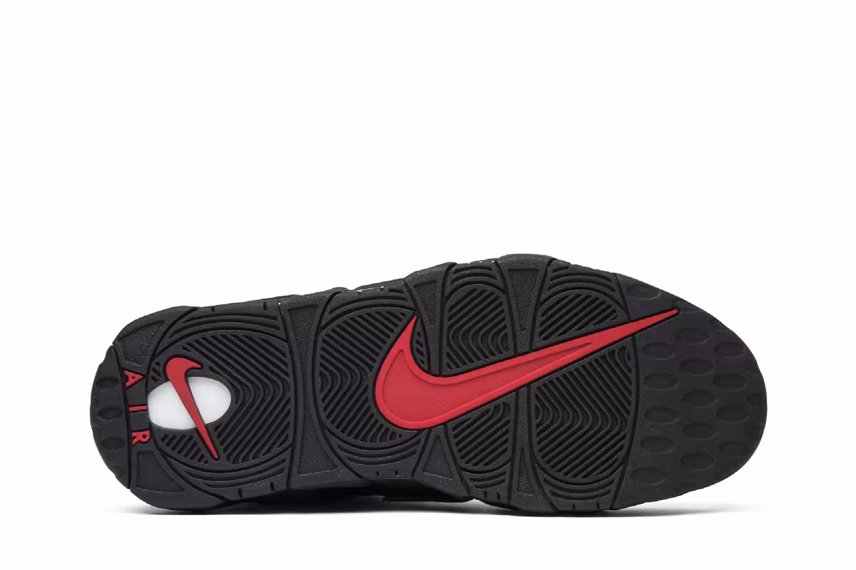Supreme x Nike Air More Uptempo Black, view 5