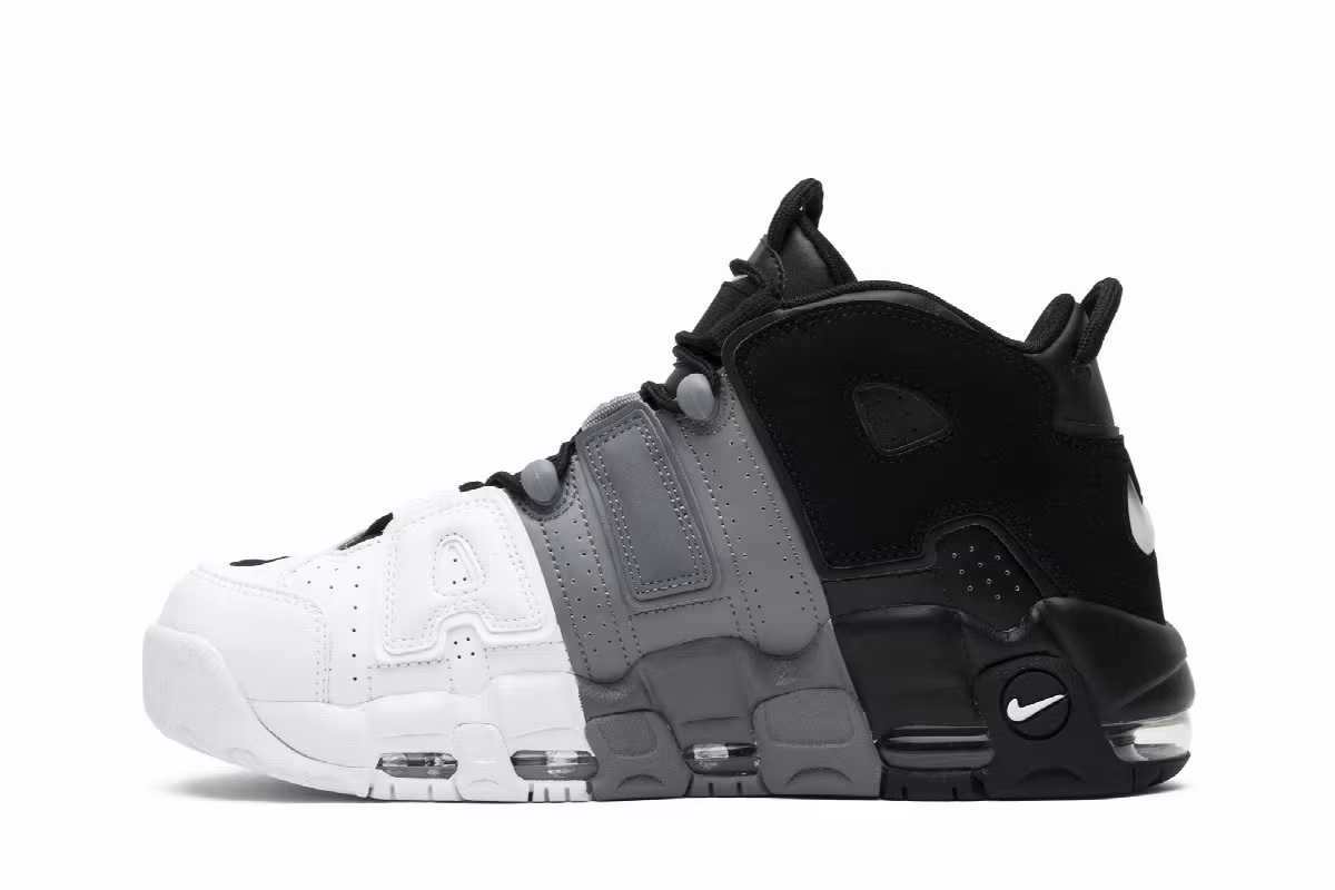 Nike Air More Uptempo Tri-Color, view 4