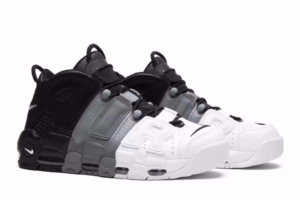 Nike Air More Uptempo Tri-Color, view 9