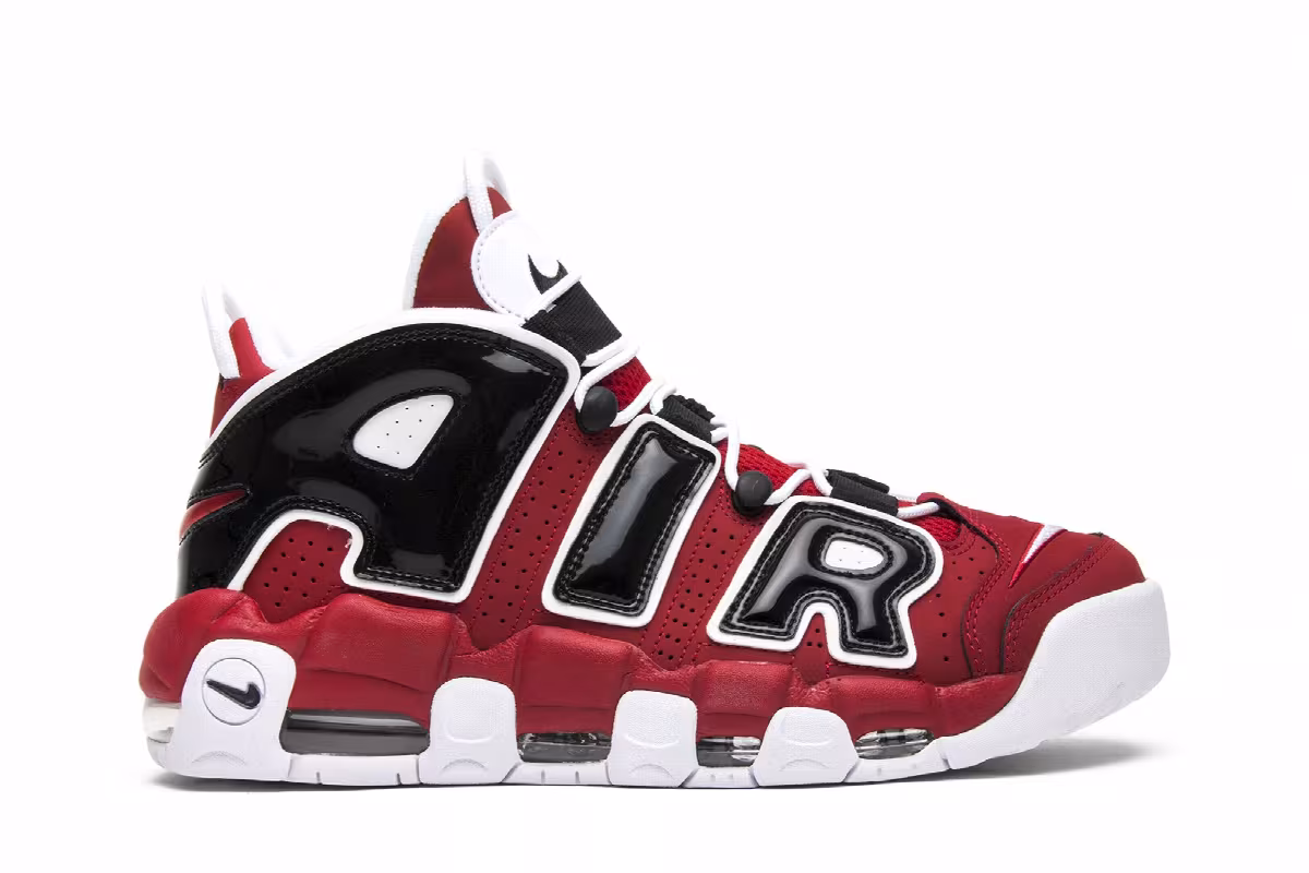Nike Air More Uptempo Bulls 2017, view 2