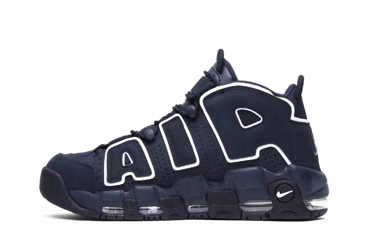 Nike Air More Uptempo Obsidian, view 4